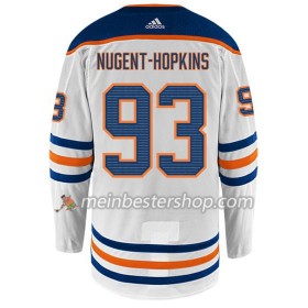 Edmonton Oilers NUGENT-HOPKINS 93 Adidas Weiß Trikot Authentic - Herren